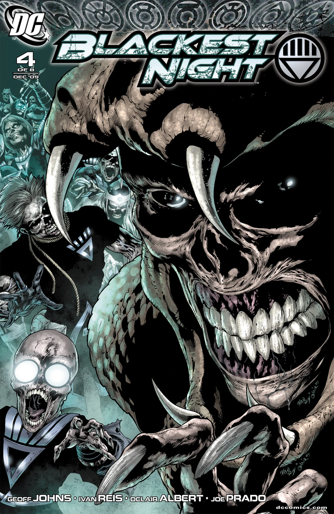 Blackest Night #4 (DC, 2009 — Cover A) cover